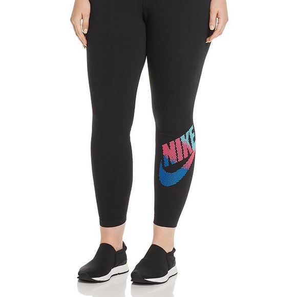 Nike Pants - Soldother/site Nike leggings multicolored logo NWT